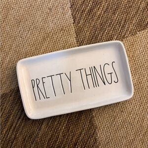 Rae Dunn White Ceramic Tray - Pretty Things